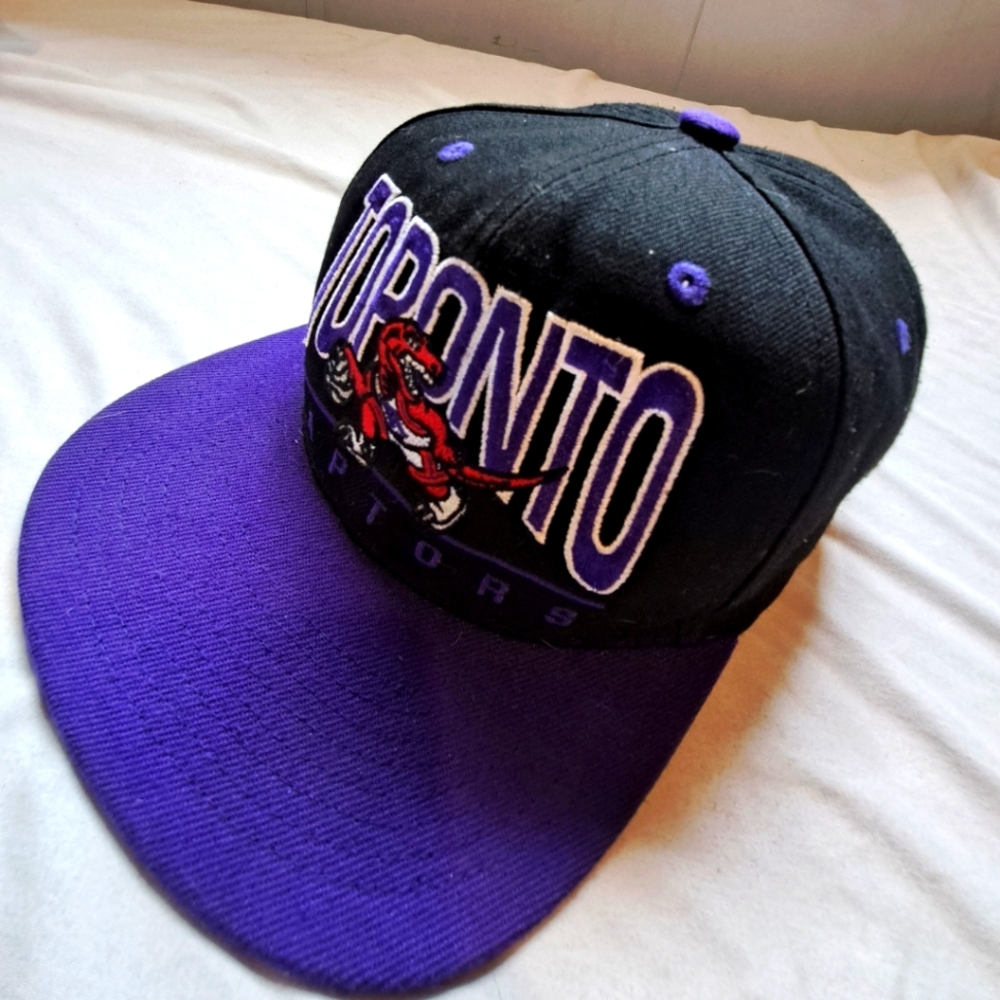 Men's Mitchell & Ness Black Toronto Raptors Hardwood Classics City Arch Snapback